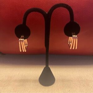 Elegant Rose Gold Hoop Earrings - NWOT